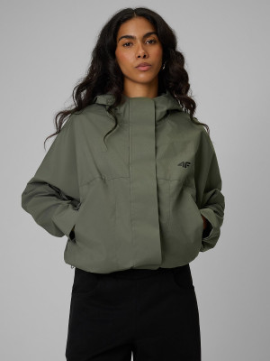 4F Kurtka wiosenna damska - khaki