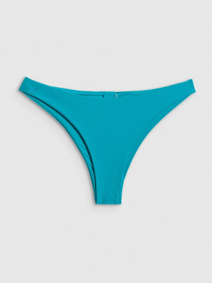 4F Dół od bikini damski - turkusowy