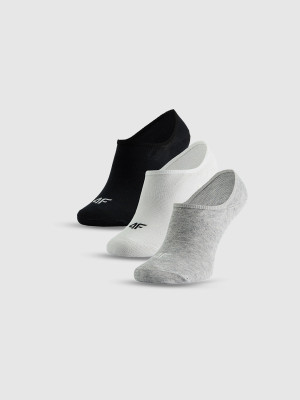 4F Skarpetki stopki (3-pack) damskie - multikolor