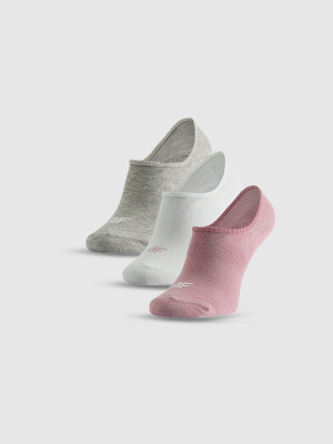 4F Skarpetki stopki (3-pack) damskie - multikolor