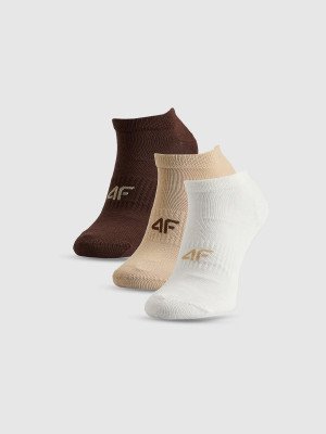 4F Skarpetki stopki (3-pack) damskie - multikolor