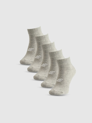 4F Skarpetki krótkie (5-pack) damskie - szare