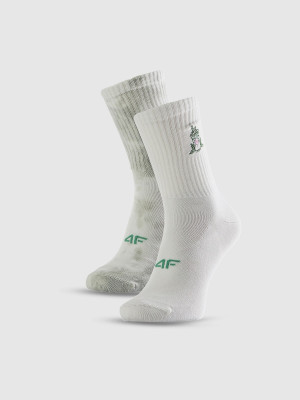 4F Skarpetki długie (2-pack) damskie - zielone