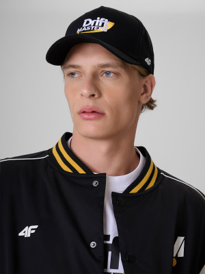 4F Czapka z daszkiem snapback uniseks 4F | Drift Masters - czarna