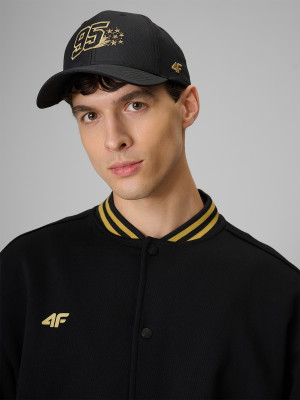 4F Czapka z daszkiem snapback uniseks 4F x Bartosz Zmarzlik - czarna