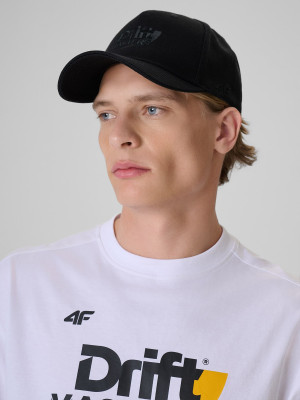 4F Czapka z daszkiem strapback uniseks 4F x Drift Masters - czarna