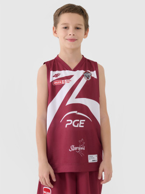 4F Koszulka meczowa replika wyjazdowa z sezonu 2024/25 dziecięca 4F x Spójnia Stargard - multikolor