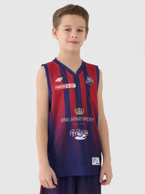 4F Koszulka meczowa replika wyjazdowa z sezonu 2024/25 dziecięca 4F x King Szczecin - multikolor
