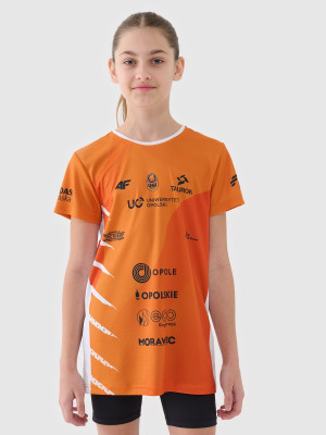 4F Koszulka meczowa replika domowa z sezonu 2024/25 dziecięca 4F x UNI OPOLE - multikolor
