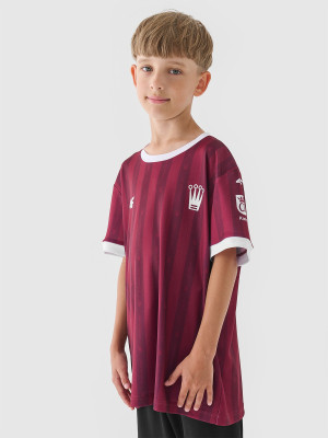 4F Koszulka klubowa wyjazdowa z sezonu 2024/25 chłopięca 4F x Korona Kielce - multikolor