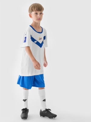 4F Koszulka klubowa wyjazdowa z sezonu 2024/25 chłopięca 4F x Stal Mielec - multikolor