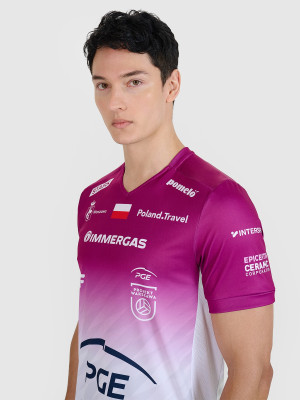 4F Koszulka meczowa replika domowa Liga Mistrzów CEV z sezonu 2024/25 męska 4F x Projekt Warszawa - multikolor