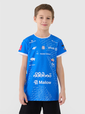 4F Koszulka meczowa replika wyjazdowa z sezonu 2024/2025 dziecięca 4F x Ślepsk Malow Suwałki - multikolor