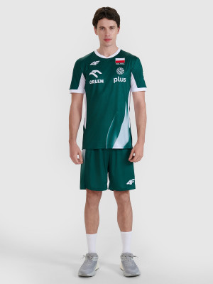 4F Spodenki meczowe replika męskie 4F x Polska Siatkówka - zielone