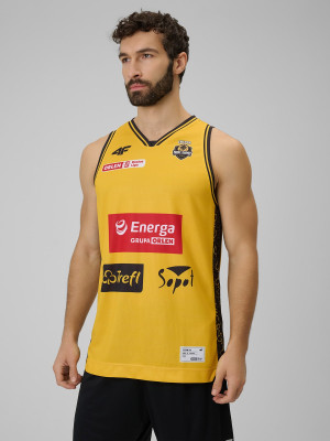 4F Koszulka meczowa replika domowa z sezonu 2025/26 męska 4F x Trefl Sopot - żółta