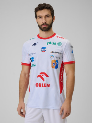4F Koszulka meczowa replika domowa z sezonu 2025/26 męska 4F x ZAKSA Kędzierzyn-Koźle - biała