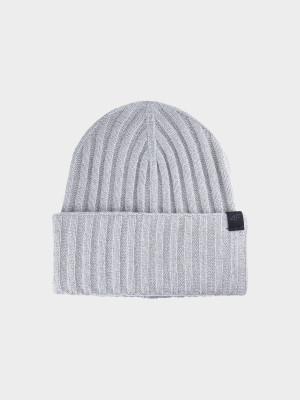 4F Czapka zimowa damska - szara