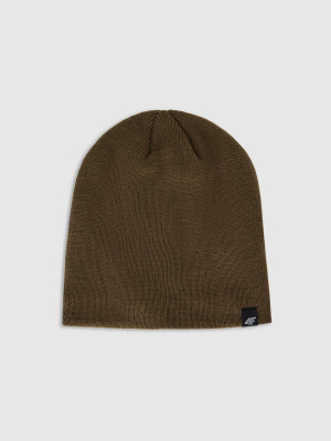 4F Czapka zimowa męska - khaki