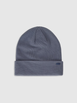 4F Czapka beanie uniseks - granatowa