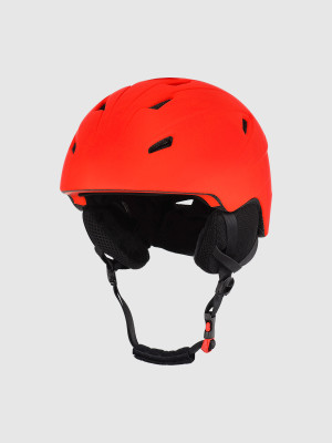 4F Kask narciarski uniseks - czerwony