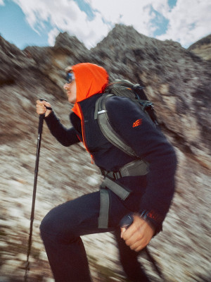 4F Polar ze stójką Polartec regular męski - czarny