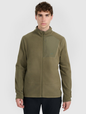 4F Polar ze stójką Polartec regular męski - khaki