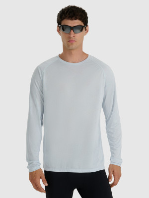 4F Longsleeve do biegania szybkoschnący męski - niebieski