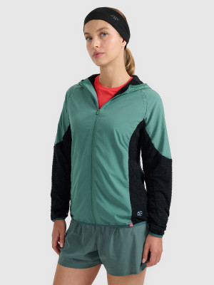4F Bluza do biegania w terenie Primaloft Active damska - turkusowa