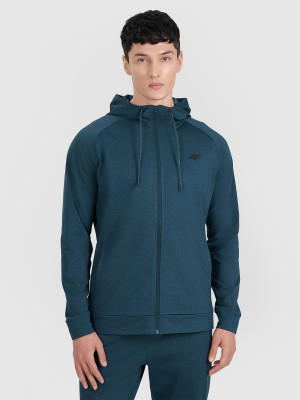 4F Bluza treningowa regular szybkoschnąca męska - granatowa