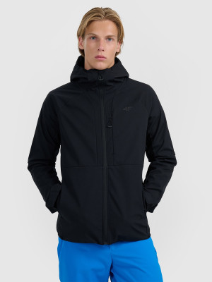 4F Kurtka softshell wiatroodporna membrana 10000 męska - czarna