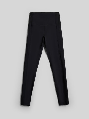 4F Legginsy do jogi szybkoschnące damskie - czarne