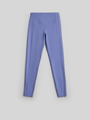 4F Legginsy do jogi szybkoschnące damskie - niebieskie