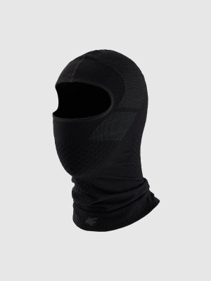 4F Kominiarka z wełną merino uniseks - czarna