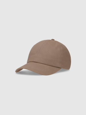 4F Czapka z daszkiem strapback uniseks - brązowa