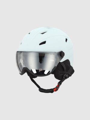 4F Kask narciarski z goglami uniseks - niebieski
