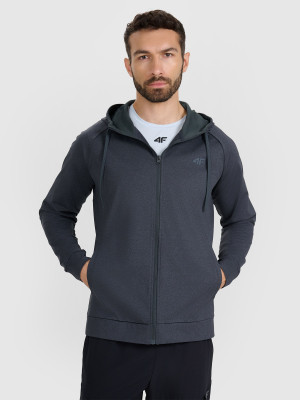 4F Bluza treningowa szybkoschnąca męska - szara