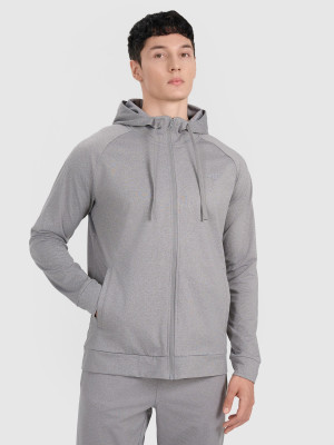 4F Bluza treningowa szybkoschnąca męska - szara
