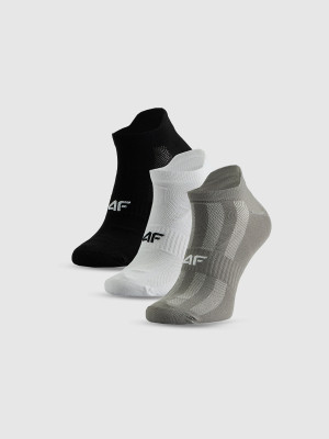 4F Skarpetki treningowe przed kostkę (3-pack) męskie - multikolor
