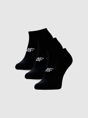 4F Skarpetki casual stopki (3-pack) damskie - czarne