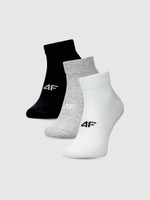 4F Skarpetki casual za kostkę (3-pack) damskie - multikolor