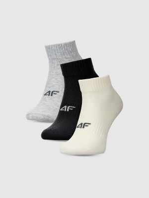 4F Skarpetki casual za kostkę (3-pack) damskie - multikolor