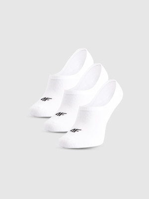 4F Skarpetki casual stopki (3-pack) damskie - białe
