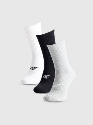 4F Skarpety casual za kostkę (3-pack) damskie - multikolor