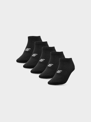 4F Skarpetki krótkie (5-pack) damskie - czarne