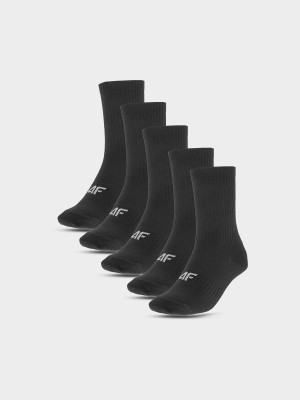 4F Skarpetki długie (5-pack) damskie - czarne