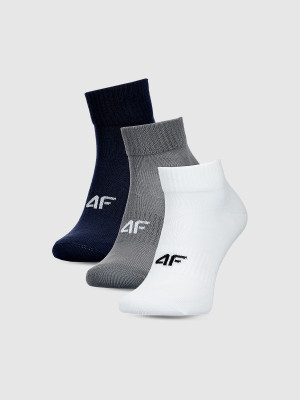 4F Skarpetki casual za kostkę (3-pack) męskie - multikolor