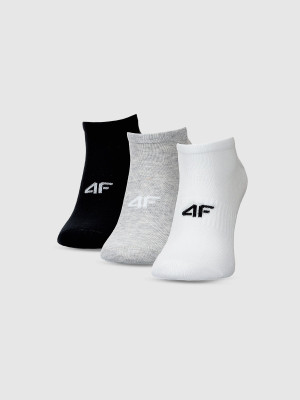 4F Skarpetki casual przed kostkę (3-pack) męskie - multikolor