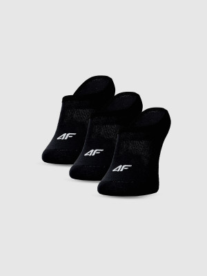4F Skarpetki casual stopki (3-pack) męskie - czarne