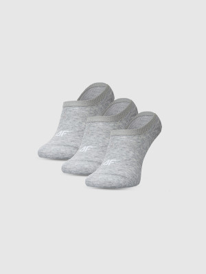 4F Skarpetki casual stopki (3-pack) męskie - szare