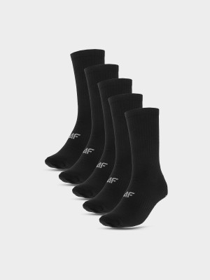 4F Skarpetki długie (5-pack) męskie - czarne